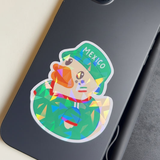 Mexico Soccer Fan Sticker